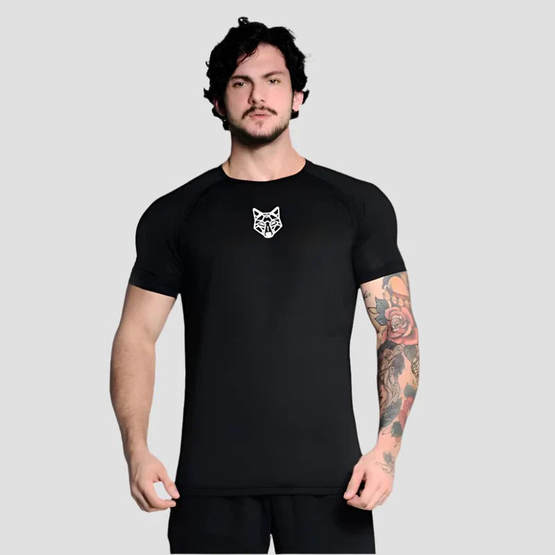Kit 3 Camisetas Dry Fit Lobo + 3 Shorts Essential